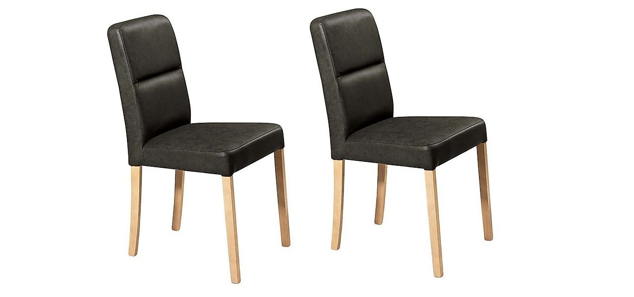 Home affaire 4-Fußstuhl Laros (Set), Massivholzgestell günstig online kaufen