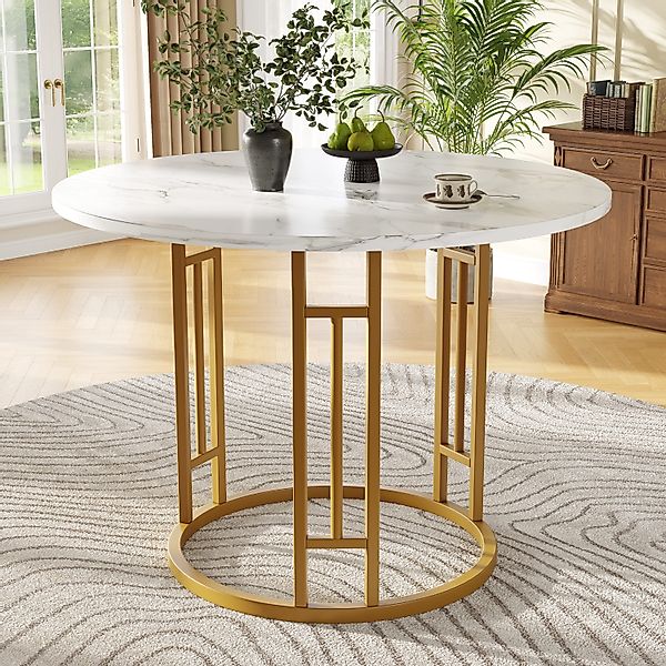 MODFU Essgruppe Stylisches Esstisch, (Moderner runder günstig online kaufen