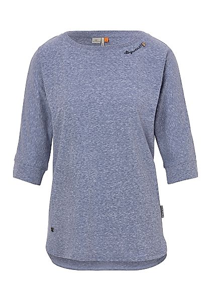 Ragwear 3/4-Arm-Shirt "SHIMONA", mit Zierknopf und Ton-in Ton Logostickerei günstig online kaufen