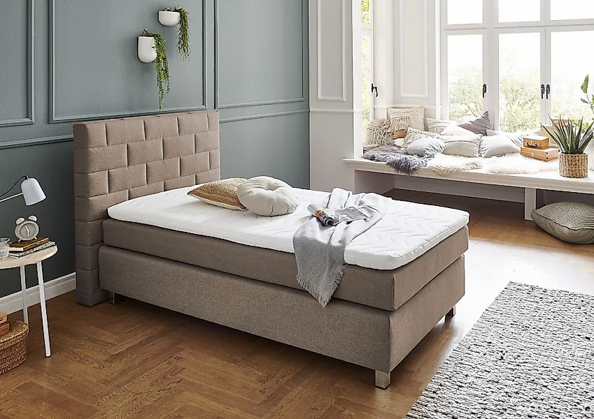 Westfalia Schlafkomfort Boxspringbett mit Topper günstig online kaufen