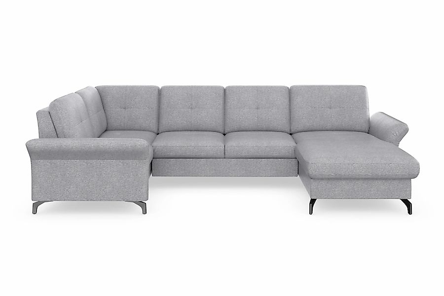 Home affaire Wohnlandschaft "Calando U-Form" wahlweise mit Bettfunktion, Be günstig online kaufen