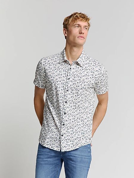 NO EXCESS Langarmhemd "No Excess Jersey-Hemd" günstig online kaufen