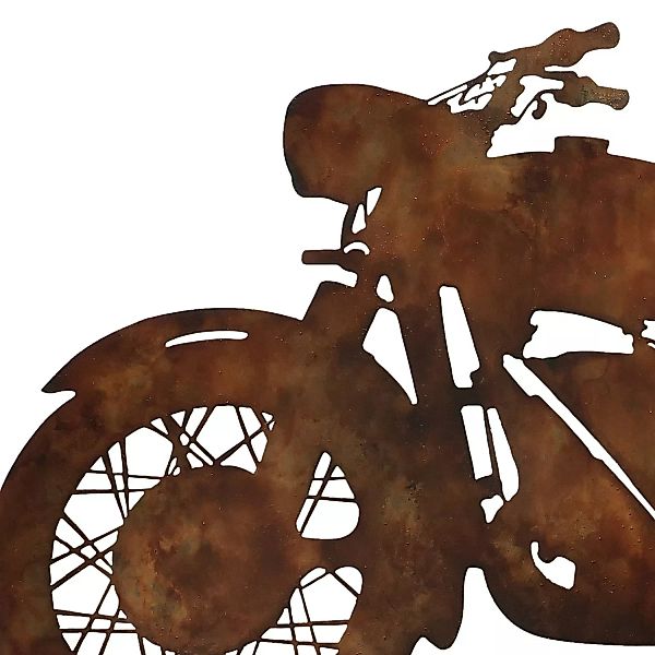 Wanddekoration Rust Motorbike, 80 x 0,5 x 42 cm günstig online kaufen