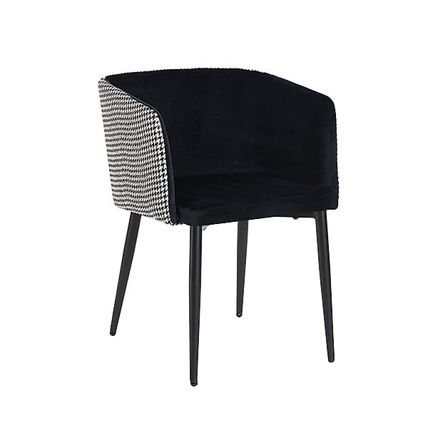 HTI-Living Esszimmerstuhl Stuhl Destin Hahnentritt Schwarz-Weiß günstig online kaufen