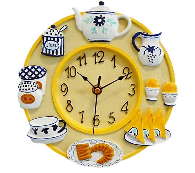 abc HOME Wanduhr Wanduhr Küche, Dekorativ, Batteriebetrieben, Quarzuhrwerk, günstig online kaufen