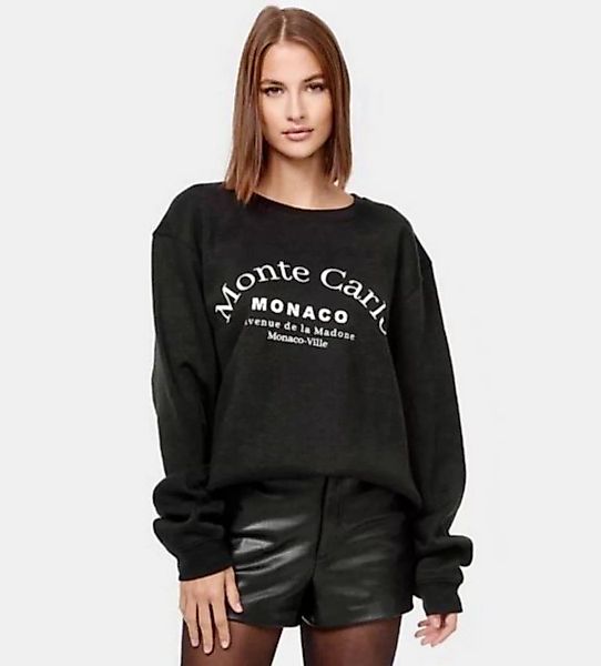 Worldclassca Sweatshirt Worldclassca Damen Sweatshirt Sweater Bedruckt Lang günstig online kaufen
