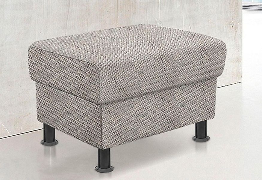 TRENDMANUFAKTUR Hocker »Rondo, Polsterhocker zur Serie, Breite 67 cm, Füße günstig online kaufen