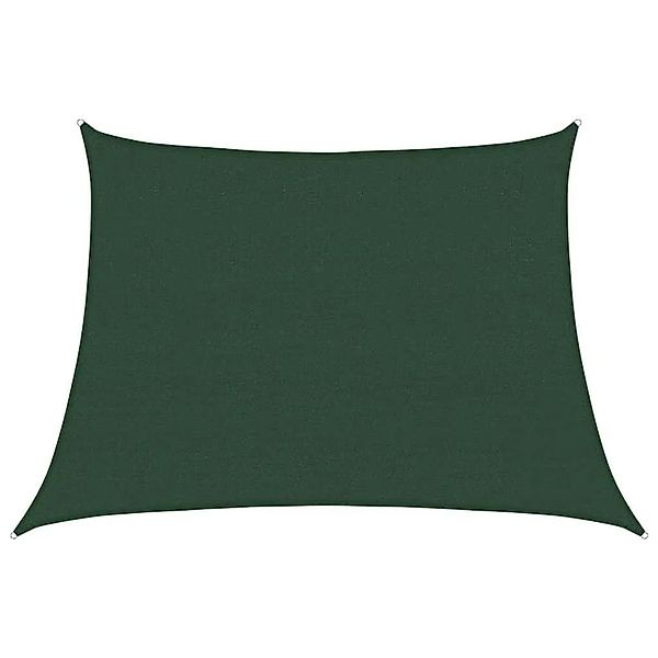 vidaXL Sonnensegel 160 g/m² Trapezform Dunkelgrün 4/5x3 m HDPE 311490 günstig online kaufen