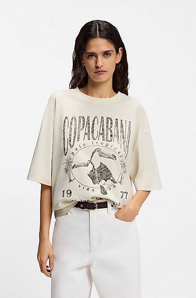 BOSS ORANGE T-Shirt Eboys Premium Damenmode mit Print, Relaxed Fit günstig online kaufen