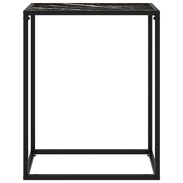 vidaXL Konsolentisch Schwarz 60x35x75 cm Hartglas Modell 2 günstig online kaufen