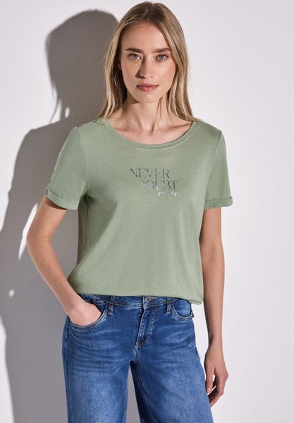 STREET ONE T-Shirt mit Rundhalsausschnitt günstig online kaufen