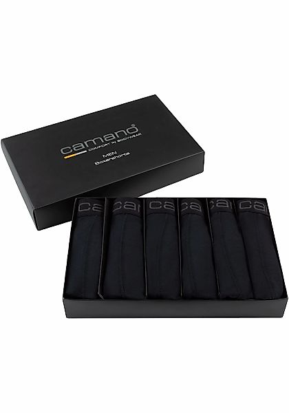 Camano Boxershorts "comfort", (6er Pack), mit Stretch-Logobund günstig online kaufen