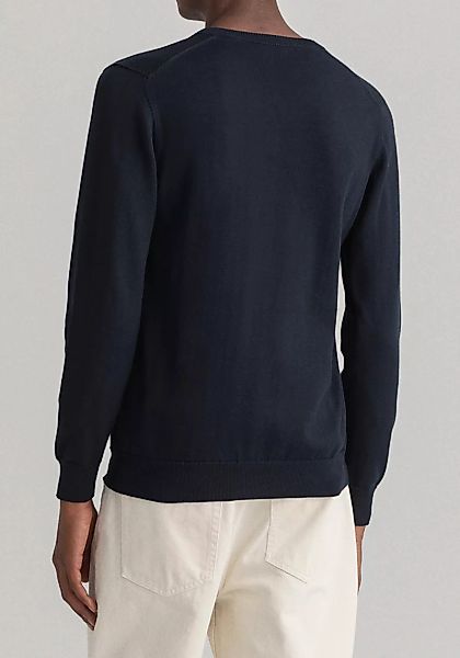 Gant V-Ausschnitt-Pullover "Classic Cotton V-Neck", Premium Strickpullver a günstig online kaufen