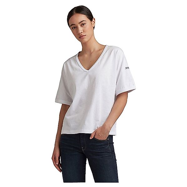 G-star Joosa Stitching Details Kurzarm T-shirt XS White günstig online kaufen
