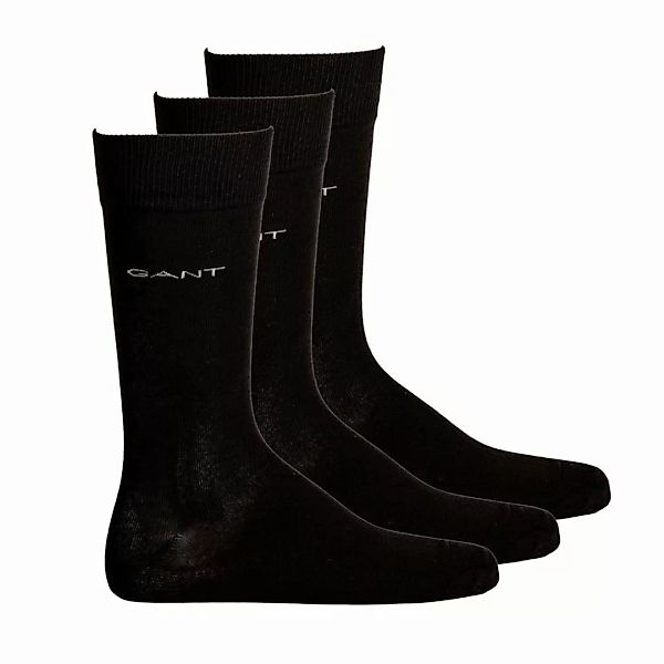 GANT Herren Socken, 3er Pack - Soft Cotton Socks, Strümpfe, One Size, einfa günstig online kaufen