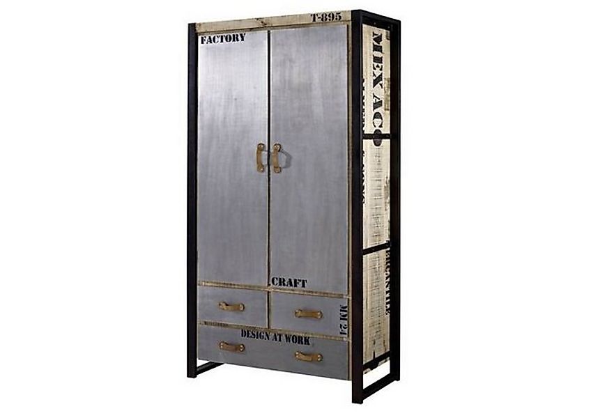 Massivmoebel24 Dreh-/Schwebetürenschrank #137 (Schrank Mango 100x50x190 nat günstig online kaufen