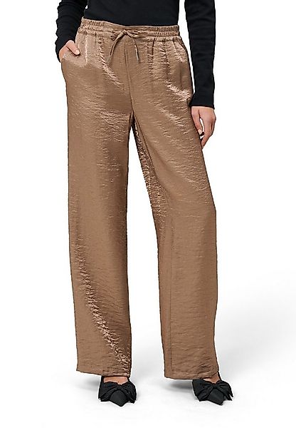 Zero Stoffhose Damen mit Knittereffekt 30 Inch Bindedetail günstig online kaufen