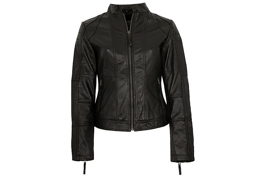 7eleven Lederjacke Bigi 7eleven - Damen Lederjacke Lammnappa schwarz günstig online kaufen