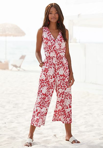 LASCANA Overall, mit Wickeloptik und V-Ausschnitt günstig online kaufen