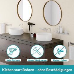 WEISSENSTEIN Handtuchring Handtuchhalter ohne Bohren günstig online kaufen