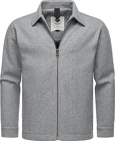Ragwear Outdoorjacke Azzte Felt stylische Herren Hemdjacke in Woll-Optik günstig online kaufen