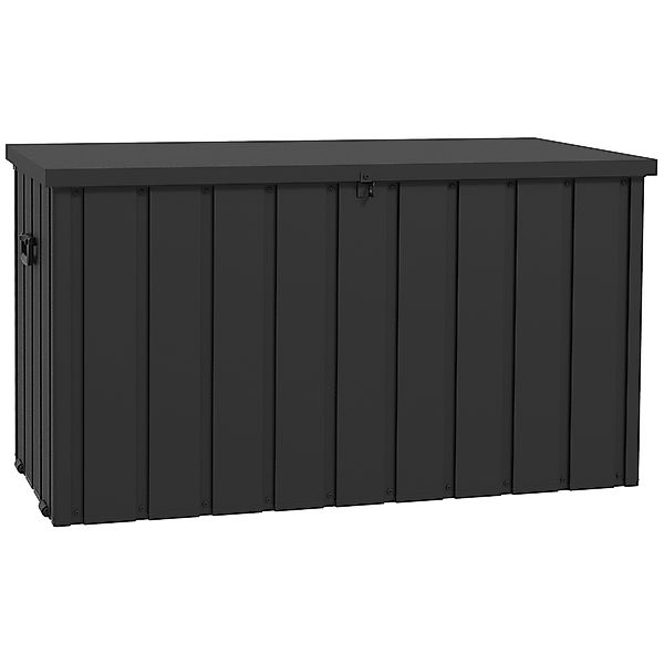 Outsunny Gartenbox Auflagenbox 450L mit Rollen & Gasdruckfedern, Aufbewahru günstig online kaufen