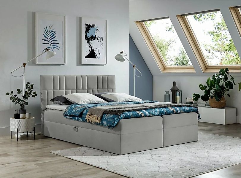 Stylefy Boxspringbett Forello (Schlafzimmerbett, Bett), Design günstig online kaufen
