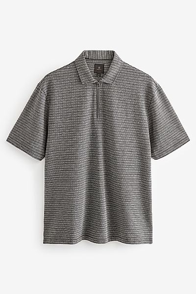 Next Poloshirt Strukturiertes Polo-Shirt (1-tlg) günstig online kaufen