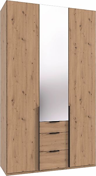 Wimex Drehtürenschrank "Mugano" mit langen oder kurzen Griffen aus Metall, günstig online kaufen