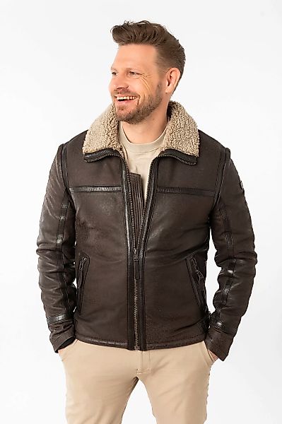 Mauritius Lederjacke "MMAlasko", mit Umlegekragen günstig online kaufen