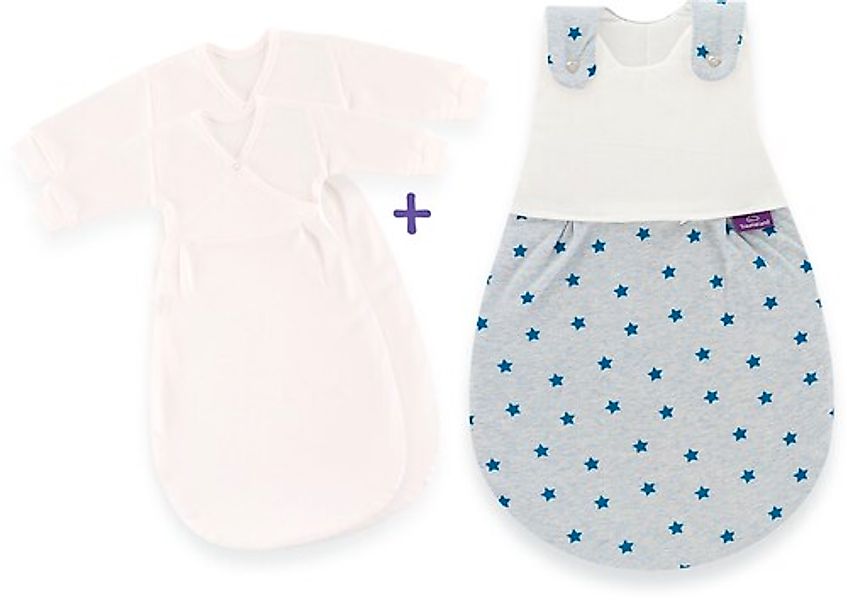 Träumeland Babyschlafsack »3tlg. Set LIEBMICH, Design Sternentraum blau« günstig online kaufen