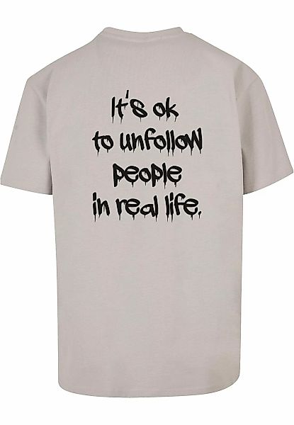 Merchcode T-Shirt "Merchcode Herren Unfollow front X Oversize Tee", (1 tlg. günstig online kaufen