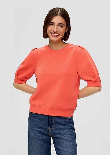 s.Oliver Kurzarmshirt Kurzarm-Shirt aus Scuba günstig online kaufen