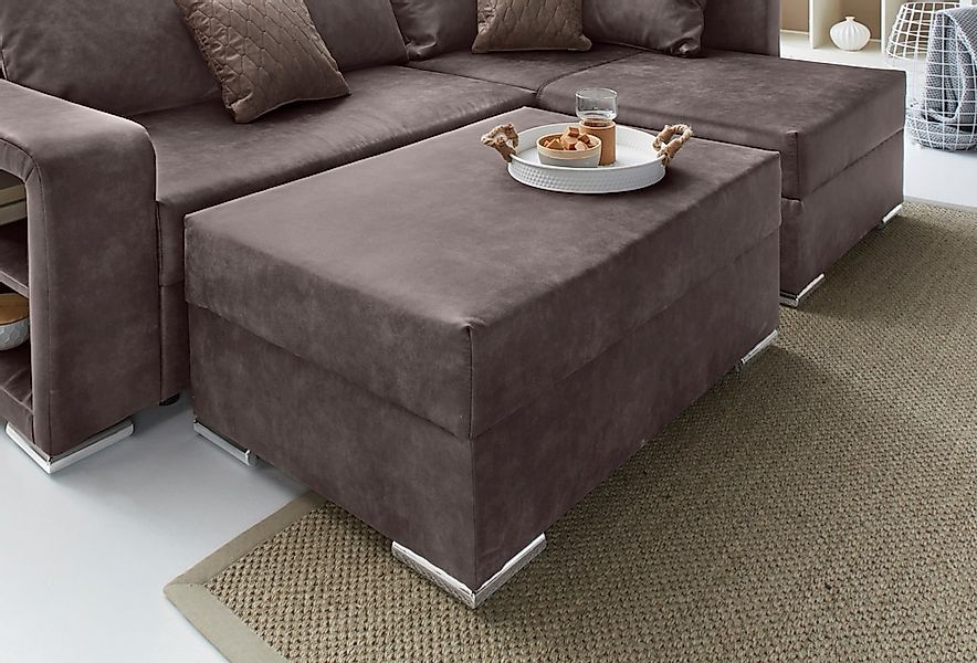 COLLECTION AB Hocker "John" Frei im Raum stellbar, wahlweise mit Federkern günstig online kaufen