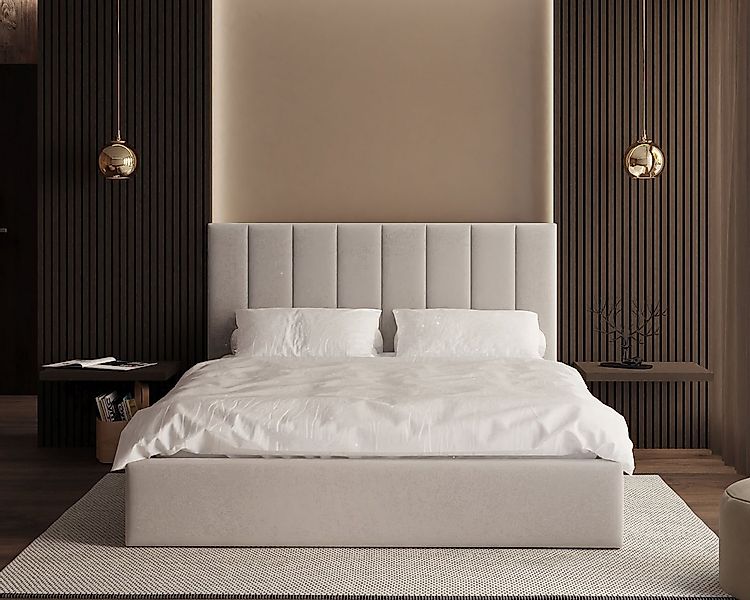 thematys Polsterbett 120x200–180x200 cm – Samt Velours Bett mit Bettkasten günstig online kaufen