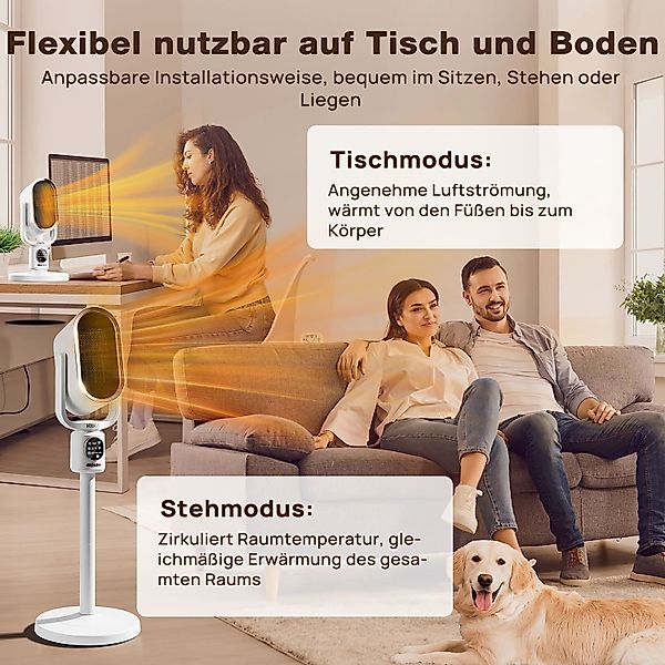 NULSTA Heizlüfter Keramikheizlüfter PTC Keramik Elektroheizung günstig online kaufen