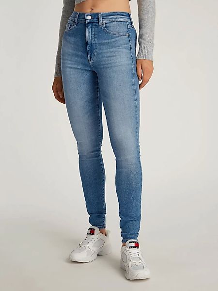 Tommy Jeans Skinny-fit-Jeans "Sylvia High Rise Skinny", mit Logo-Badge günstig online kaufen