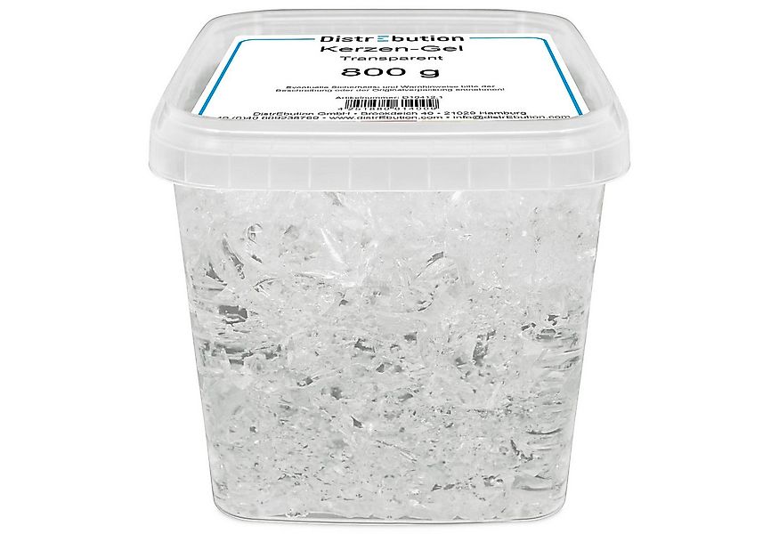 DistrEbution Duftkerze Kerzen-Gel transparent 300g-17kg Gelwachs, Gelkerzen günstig online kaufen