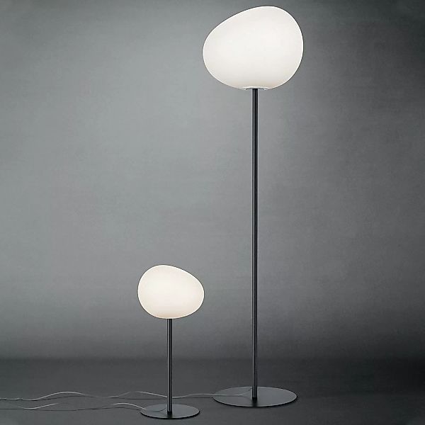 Foscarini Gregg grande Stehleuchte, 186 cm, grafit günstig online kaufen