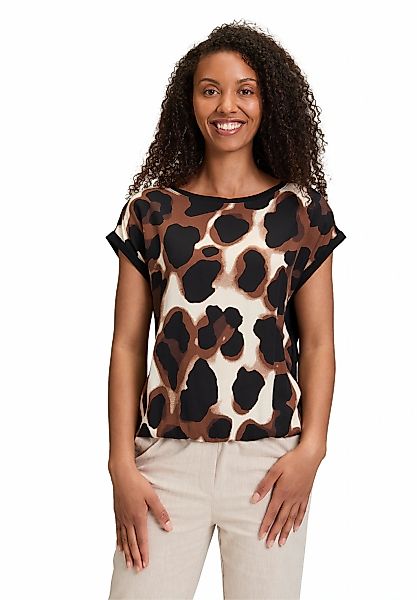 Betty&Co Kurzarmshirt "Damen mit Print", 1 Stk. Materialmix günstig online kaufen