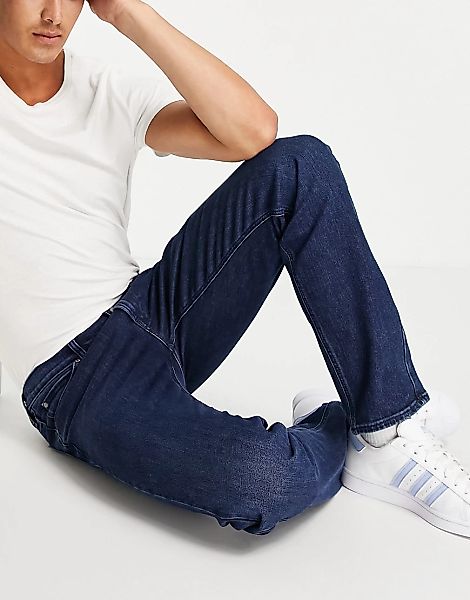 Lee – Daren – Gerade geschnittene Jeans in normaler Passform-Blau günstig online kaufen