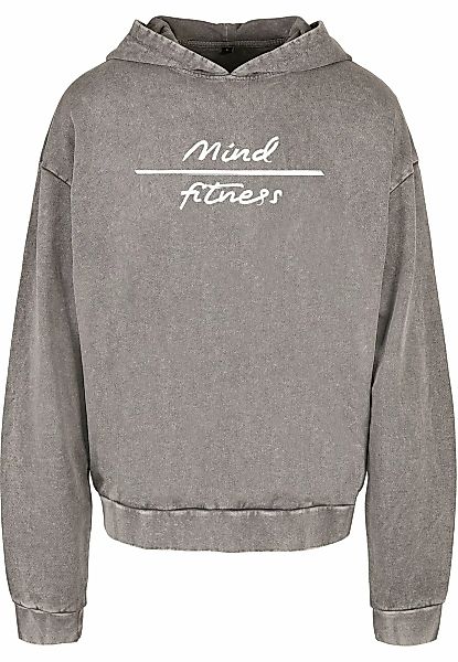Merchcode Kapuzensweatshirt "Merchcode Mind Fitness Acid Washed Oversized H günstig online kaufen