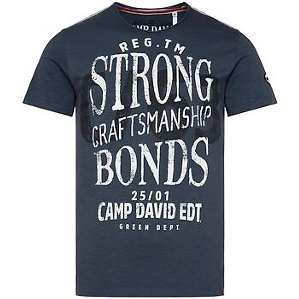 Camp David  T-Shirt T-Shirt THE CRAFTSMEN Kurzarmshirt günstig online kaufen