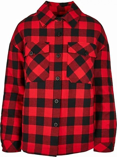 URBAN CLASSICS Outdoorhemd Ladies Flanell Padded Overshirt Damenhemd günstig online kaufen