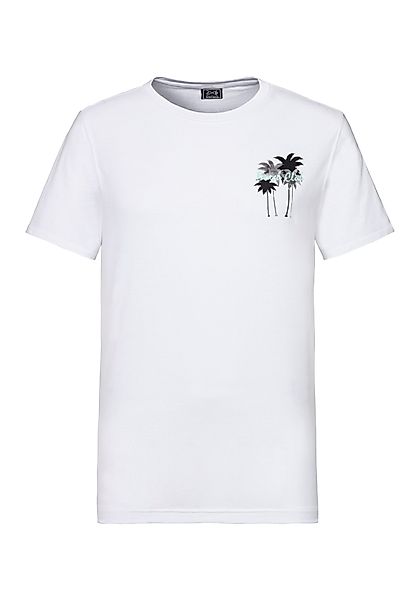 Beachtime T-Shirt "mit großem Rückenprint", Regular-Fit, mit Print vorn und günstig online kaufen