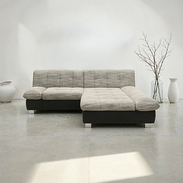 DOMO collection Ecksofa "100031 kompakte Stellmaße, komfortabel und bequem, günstig online kaufen