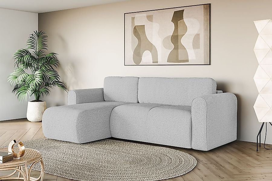 INOSIGN Ecksofa "Zacharia wahlweise Schlafsofa mit Bettkasten, B/T/H 250/16 günstig online kaufen
