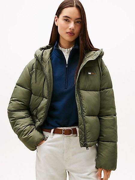 Tommy Jeans Steppjacke "TJW HOODED PUFFER JACKET" mit Kapuze günstig online kaufen