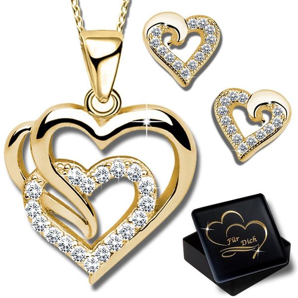 Limana Schmuckset Silber 925 God Rosegold günstig online kaufen