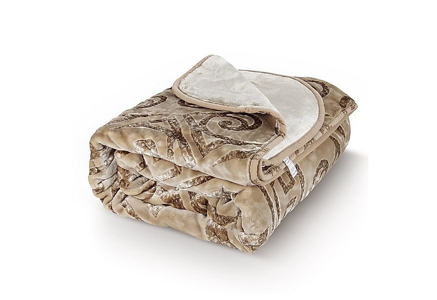 Wohndecke Kuscheldecke Flauschig 200x240 Warm Weiche Bettdecke Einfarbig, H günstig online kaufen